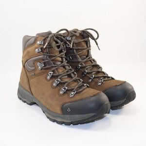Vasque St. Elias GTX Hiking Boots Mens 10M Brown Waterproof Leather Vibram 7160M